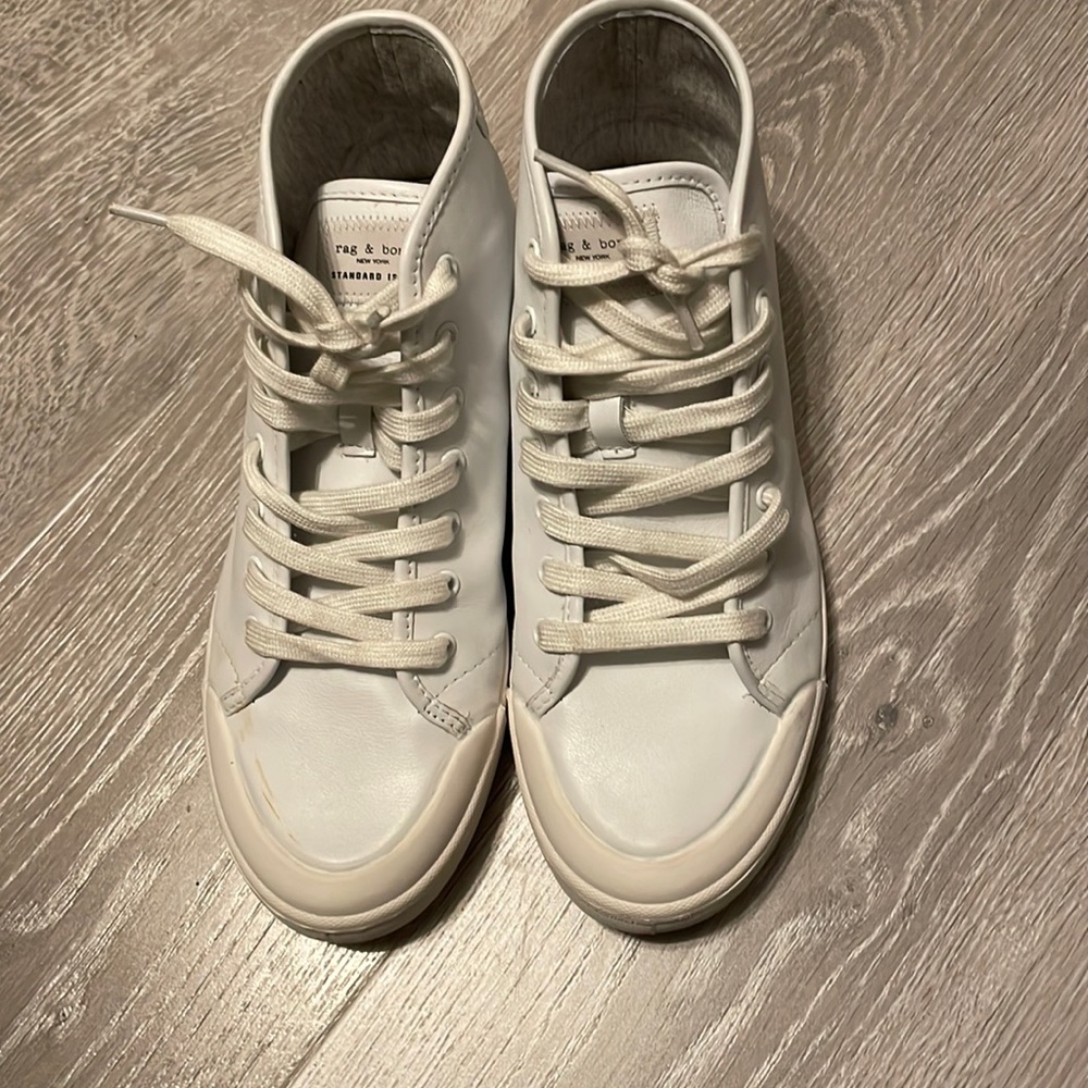 Rag & Bone Women's White Standard Issue High Top size 39
